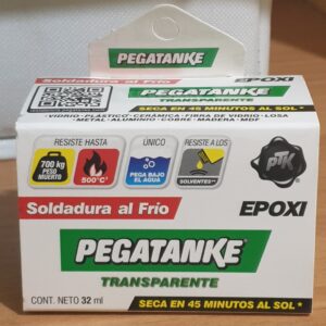 PEGATANKE soldadura en frio de 2 componentes (transparente)