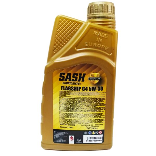 ACEITE SASH FLAGSHIP C4 5W 30 1L - Imagen 3