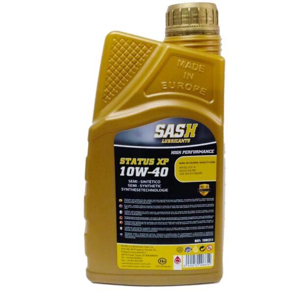 ACEITE SASH STATUS XP 10W40 1L - Imagen 3