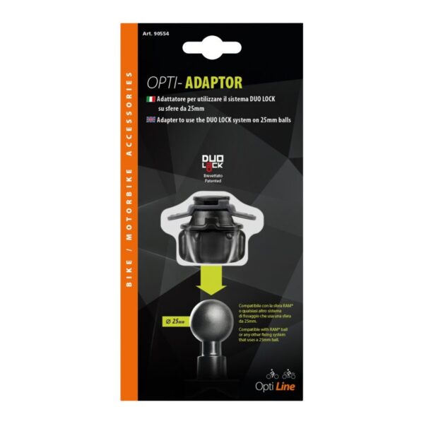 CONECTOR CON BOLA 25MM COMPATIBLE CON SOPORTES RAM - Imagen 3