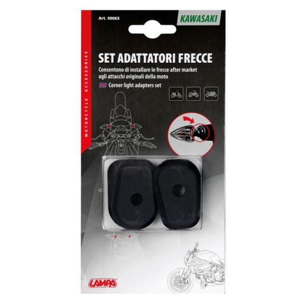 ADAPTADORES PARA INTERMITENTES LED "COMPATIBLE PARA KAWASAKI" 4 UDS. - Imagen 3