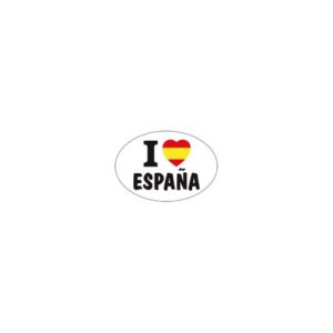 ADHESIVO I LOVE ESPAÑA 6X8 CM