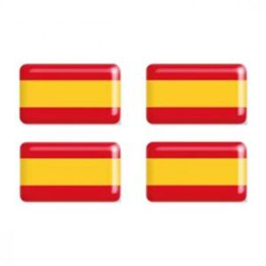 ADHESIVO RESINA ESPAÑA 4UDS 7X14 CM