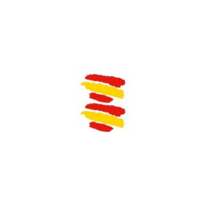 ADHESIVO TRAZOS ESPAÑA 6X8 CM