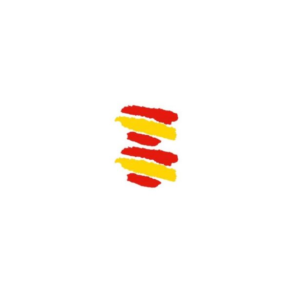 ADHESIVO TRAZOS ESPAÑA 6X8 CM