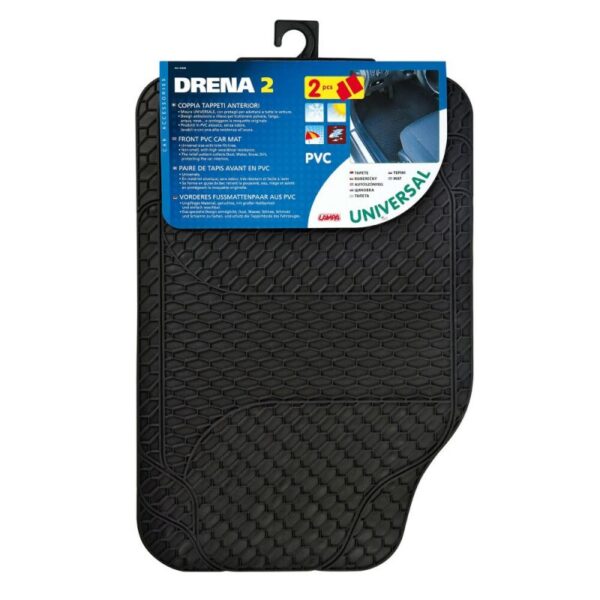 ALFOMBRAS DRENA UNIVERSAL NEGRO (2PIEZAS) - Imagen 2