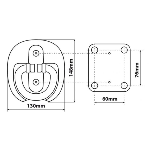 ANCLAJE PARA MOTO PARA INSTALACION EN SUELO - Imagen 8