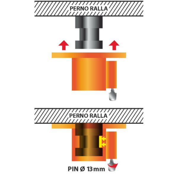 ANTIRROBO PARA SEMIREMOLQUES Ø 13 MM UNIVERSAL - Imagen 5