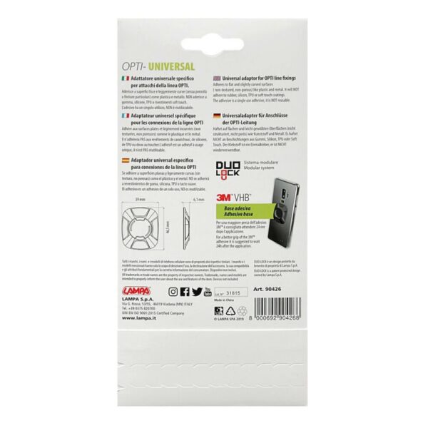 BASE ADHESIVA OPTI-LINE UNIVERSAL - Imagen 13