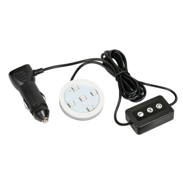 BASE LUMINOSA LED PARA AMBIENTADOR TRUCKY 12/24V 7 COLORES CON ATENUADOR - Imagen 2
