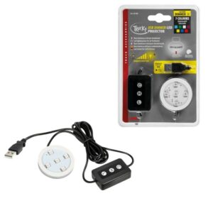 BASE LUMINOSA LED USB PARA AMBIENTADOR TRUCKY 7 COLORES CON ATENUADOR