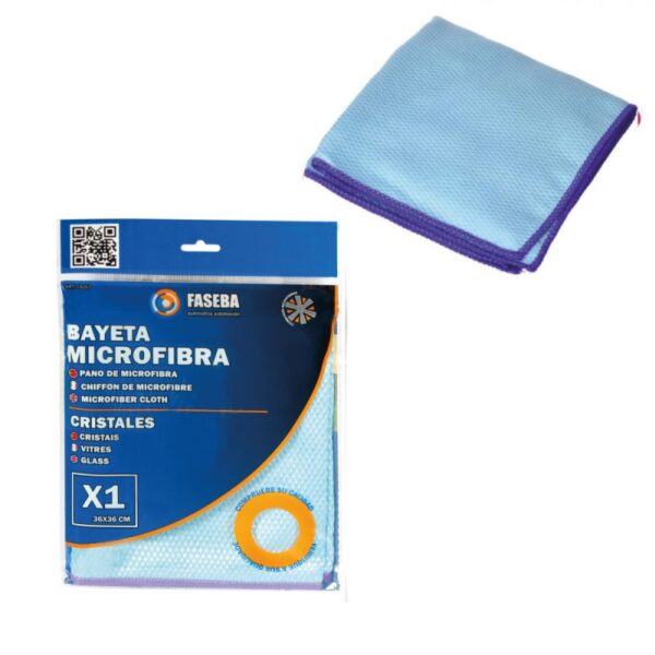 BAYETA MICROFIBRA FASEBA CRISTALES 36X36 CM - Imagen 3
