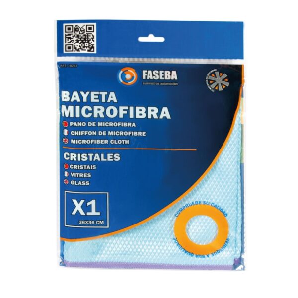 BAYETA MICROFIBRA FASEBA CRISTALES 36X36 CM - Imagen 4
