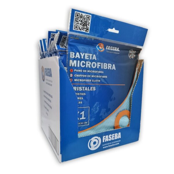 BAYETA MICROFIBRA FASEBA CRISTALES 36X36 CM - Imagen 6