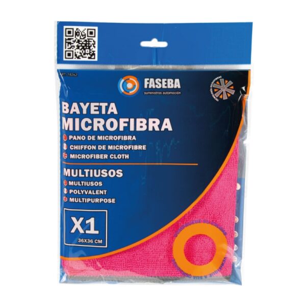 BAYETA MICROFIBRA FASEBA MULTIUSOS 36X36 CM - Imagen 5