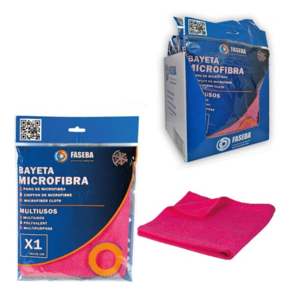 BAYETA MICROFIBRA FASEBA MULTIUSOS 36X36 CM - Imagen 6