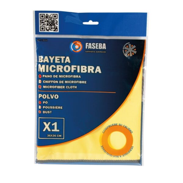 BAYETA MICROFIBRA FASEBA POLVO 36X36 CM - Imagen 3