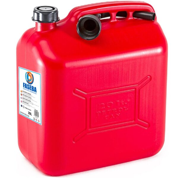 BIDON COMBUSTIBLE HOMOLOGADO PLASTICO 20 LITROS - Imagen 2