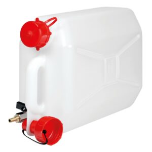 BIDON DE POLIETILENO CON VALVULA DE METAL 10 L HORIZONTAL