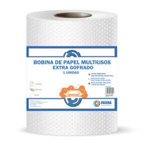 BOBINA DE PAPEL FASEBA MULTIUSOS EXTRA GOFRADO 815 GRAMOS UNITARIO
