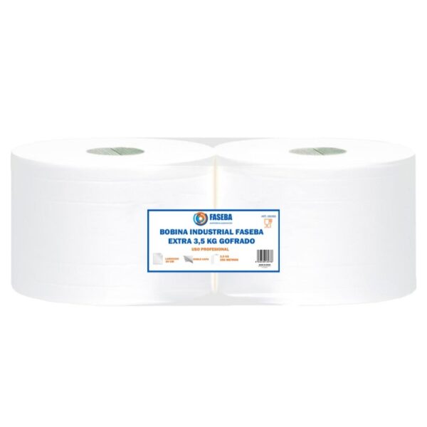BOBINA INDUSTRIAL FASEBA EXTRA 3,5KG GOFRADO (PEDIR MULTIPLOS 2 UNIDADES)