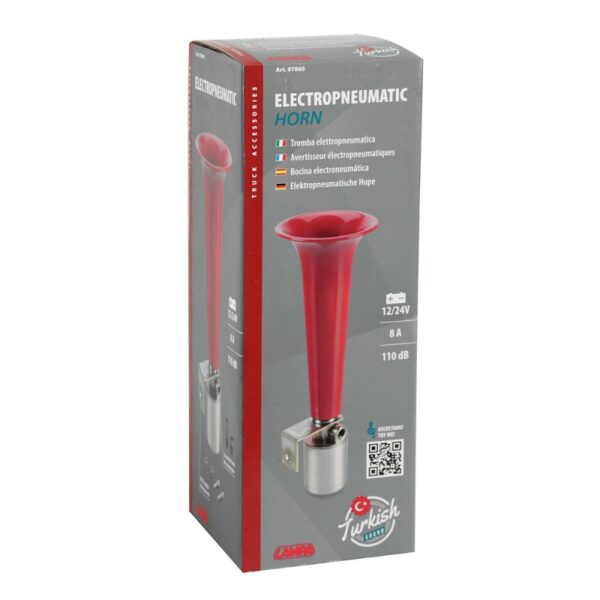 BOCINA ELECTRONEUMATICA 12/24V 8A SONIDO TURCO 110 DB - Imagen 5