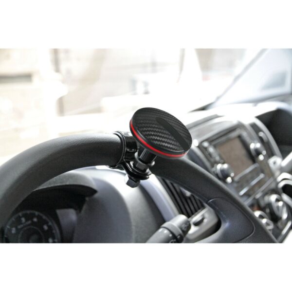 BOLA DE VOLANTE UNIVERSAL CARBONO/ROJO MIN30 MM-MAX 37 MM - Imagen 3