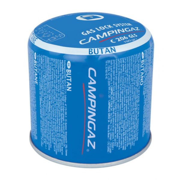 BOMBONA GAS CAMPINGAZ C206 190 G PARA HORNILLOS CON SISTEMA DE SEGURIDAD