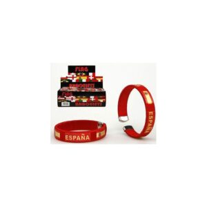 BRAZALETE AJUSTABLE ESPAÑA (PEDIR MULTIPLOS 36 UNIDADES)