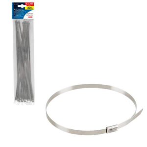 BRIDA ACERO INOXIDABLE 4,7X300 MM (20 UNIDADES)