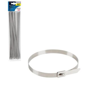 BRIDA ACERO INOXIDABLE 7,9X300 MM (20 UNIDADES)