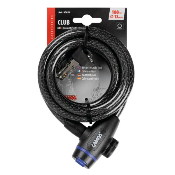 CABLE ANTIRROBO "CLUB" 180 CM - Imagen 2