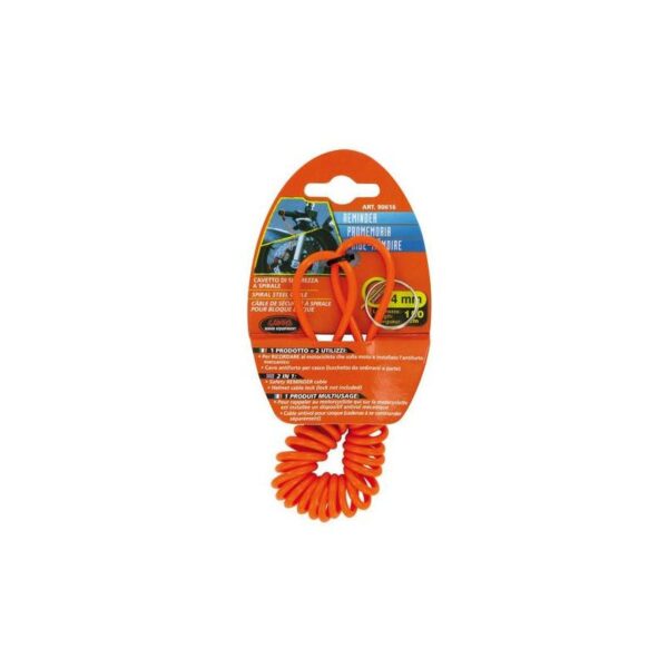CABLE ANTIRROBO ESPIRAL 150 CM - Imagen 2