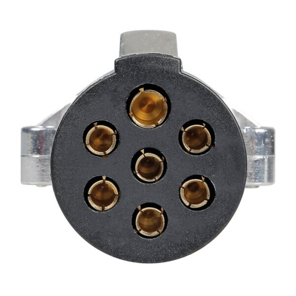 CABLE ELECTRICO 7 PIN CON ENCHUFE DE METAL TIPO N 5.5 METROS - Imagen 4