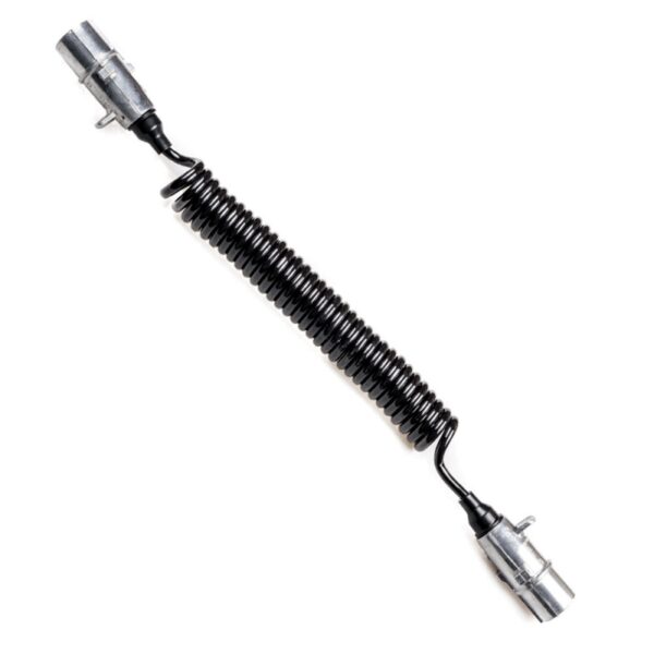 CABLE ELECTRICO 7 PIN PUR(POLIURETANO) CON ENCHUFEDE METAL TIPO N 3.5 METROS - Imagen 2