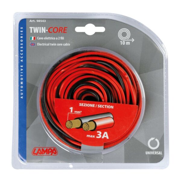 CABLE ELECTRICO DOS HILOS 1 mm² x 10 m - Imagen 2