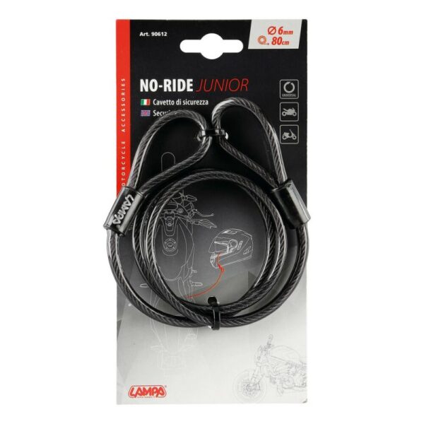 CABLE SEGURIDAD " NO RIDE" JUNIOR - Imagen 2
