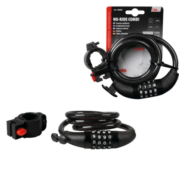 CABLE SEGURIDAD PARA CASCOS CON COMBINACION - Imagen 4