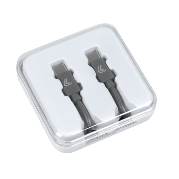 CABLE TIPO C > TIPO C - 100 CM ESSENTIAL -  GRIS - Imagen 2