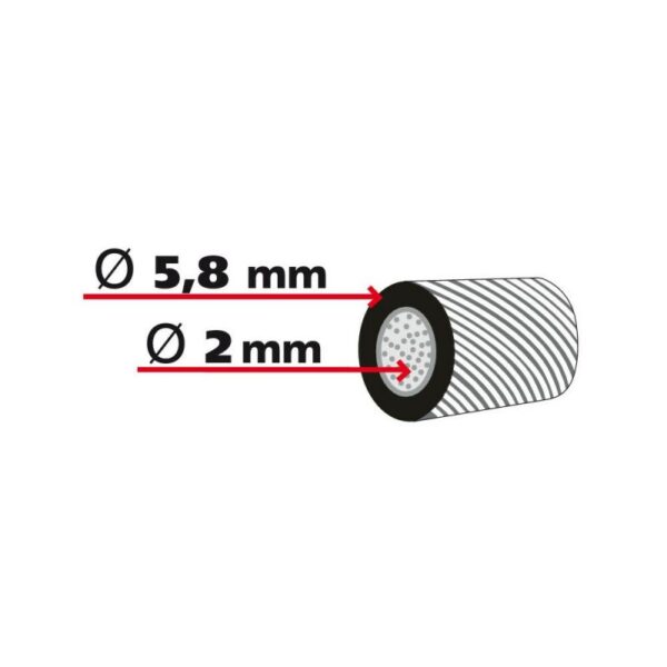 CABLE TIR CON TERMINALES 24 M - Imagen 2