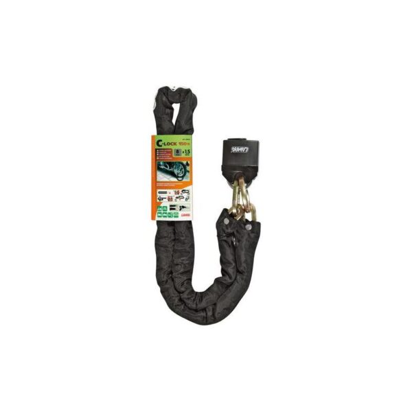CADENA ANTIRROBO MODELO C-LOCK 150 CM ACERO CEMENTADO - Imagen 6