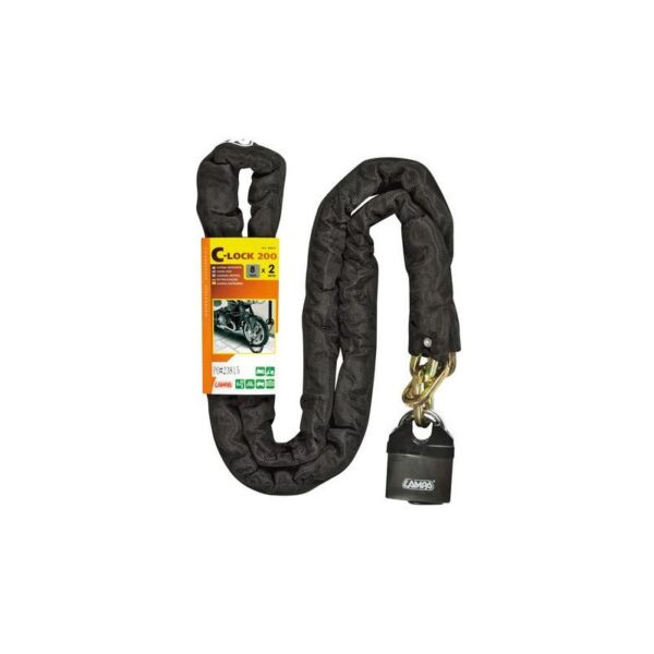 CADENA ANTIRROBO MODELO C-LOCK 200 CM ACERO CEMENTADO - Imagen 3