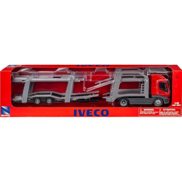 CAMION ESCALA 1/43 IVECO STRALIS PORTA COCHES - Imagen 2