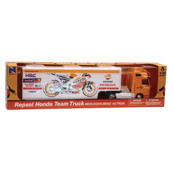 CAMION ESCALA 1/43 MERCEDES REPSOL HONDA TEAM - Imagen 2