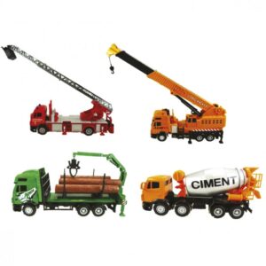 CAMION METAL ESCALA 1/40 4 MODELOS SURTIDOS