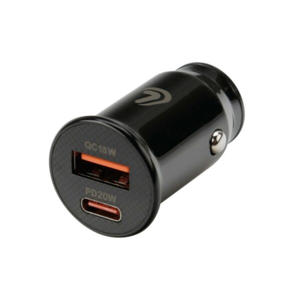 CARGADOR BATERIA ESSENTIAL 2 PUERTOS USB (A+C) - PD 20W - 12/24V - Imagen 2