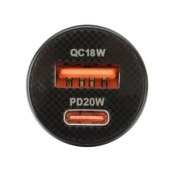 CARGADOR BATERIA ESSENTIAL 2 PUERTOS USB (A+C) - PD 20W - 12/24V - Imagen 4