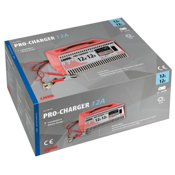 CARGADOR DE BATERIA 12A 12V HOMOLOGACION GS-TUV APROBACION ROHS - Imagen 2