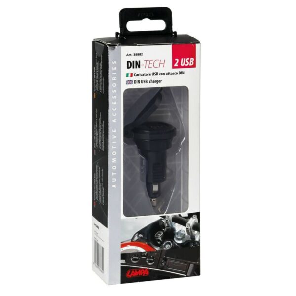 CARGADOR DE BATERIA  Din 2 USB 12/32V 2700mA (CARGA RAPIDA) - Imagen 4