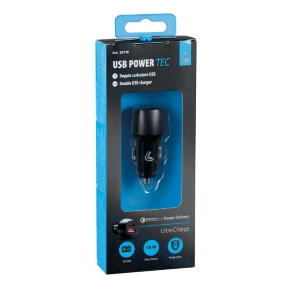 CARGADOR DE BATERIA PUERTO USB Y PUERTO TIPO C - 18W - 12/24V - Imagen 6